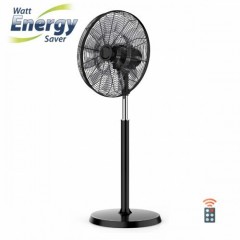 Telemax 30-4517 Ανεμιστήρας Ορθοστάτης 90W Διαμέτρου 45cm με Τηλεχειριστήριο